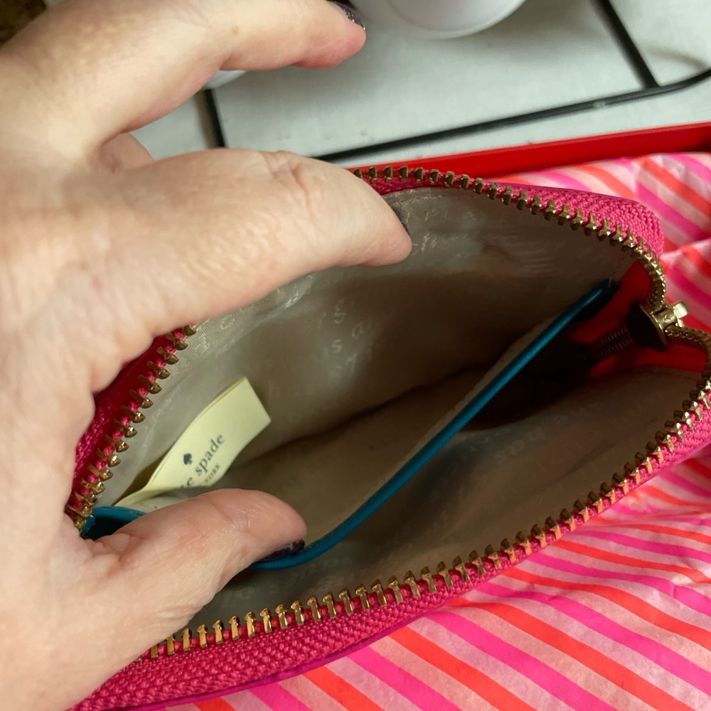 Kate Spade Pink wristlet - Picture 5 of 10